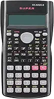 Calculadora Científica Premium Com Display Duplo E 240 Funções Matemática - 10+2 Desligamento Automático Edição Eletrônica Engenharia Física Química Faculdade Cursos Pilha AAA Cor Preto