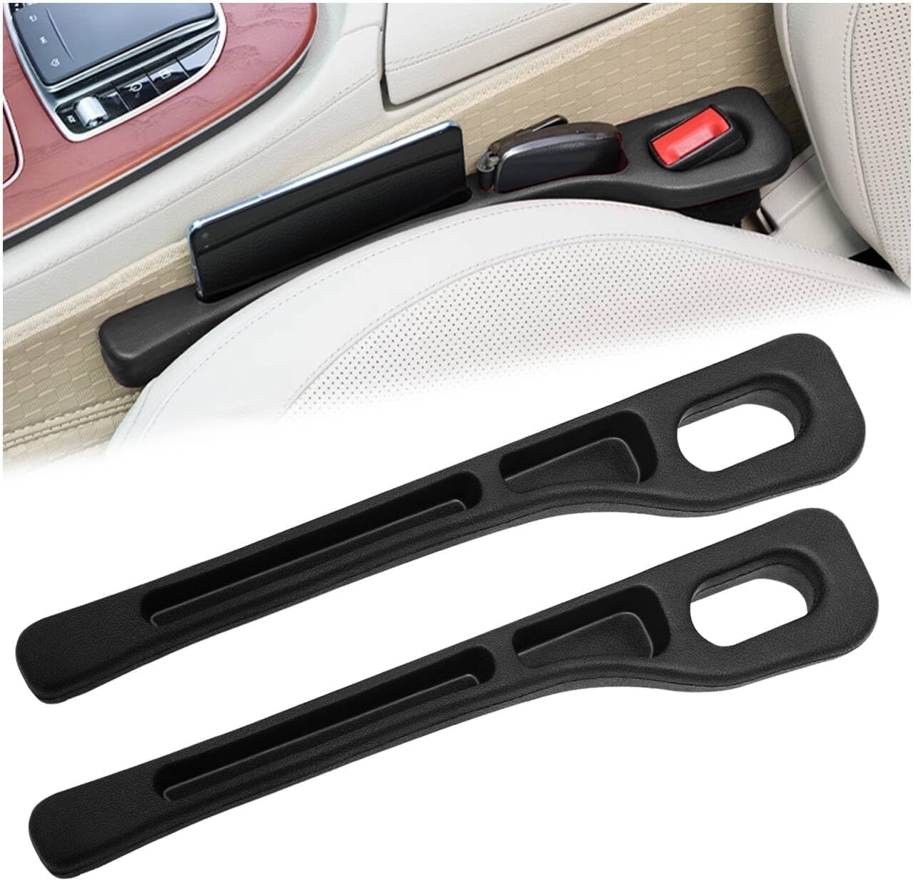 MadongJ Car Seat Gap Filler For Suzuki SX4, Vehicle Mounted Gap Leak Proof Filling Strip Seat Gap Stopper Stop Things from Dropping