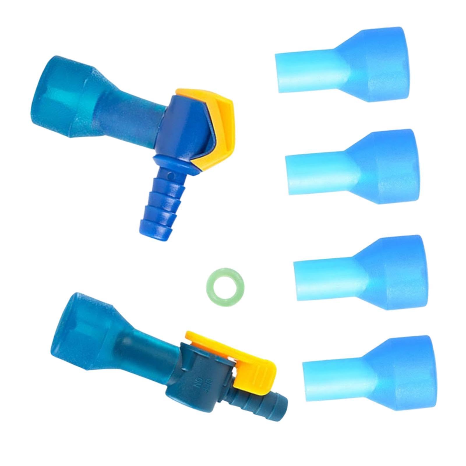 Hydration Pack Bladder Connector Bite Valves Kit for Outdoor Activities BBQ Bright Blue-Sporting Goods-Outdoor Sports-Camping & Hiking-Hiking Backpacks-Hydration Packs-image-29