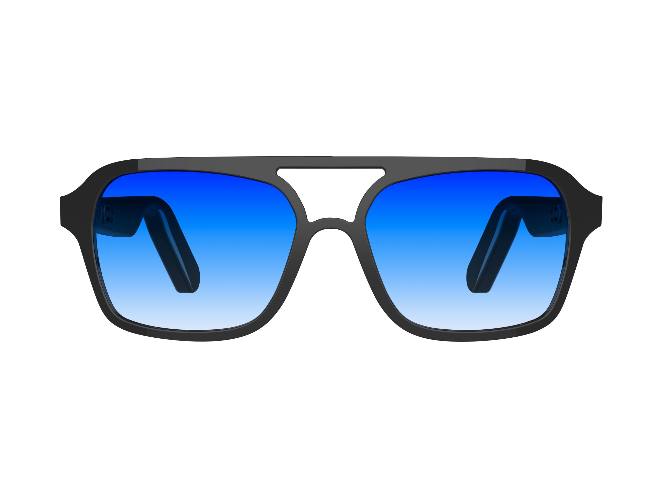 Lucyd - Bluetooth Audio Glasses - Men & Women Smart Glasses w/UV Protection - Open Ear, Noise Canceling Wireless Mics, Quadrasonic Sound Speaker, Voice Assistants Compatible – Voyager