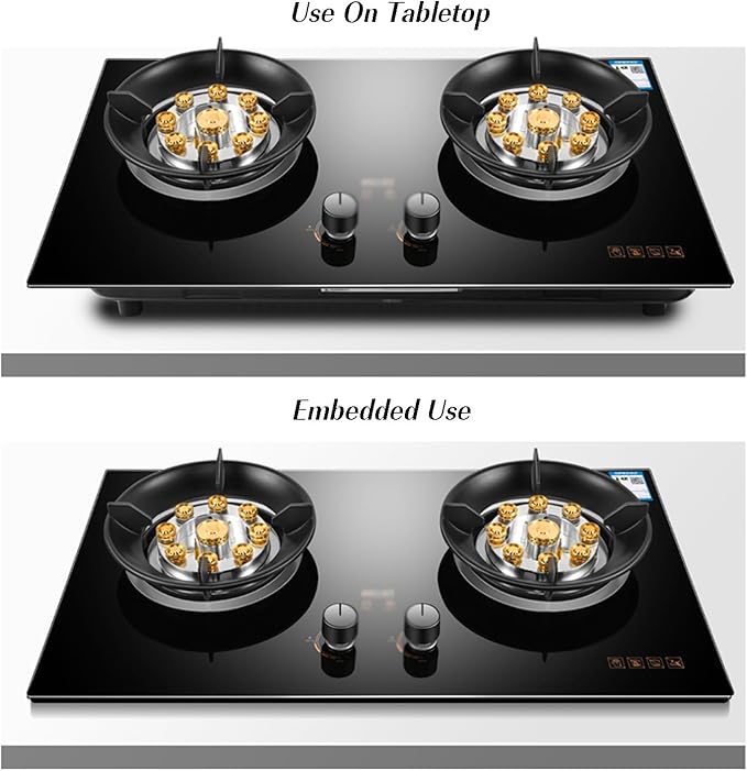 Estufa de Gas 2 Puestos 5.2 KW Portátil Vidrio Templado miniatura 7
