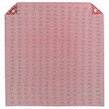 Oversize Warning Products - Grommet Warning Flag 12 Pack (18' x 18', Red)