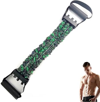 2025 New Natural Latex 3-Hole Resistance Stretcher, 3-Way Natural Latex Resistance Band-Full Body Stretching & Strength Training, Ab Training Auxiliary Device, Unisex