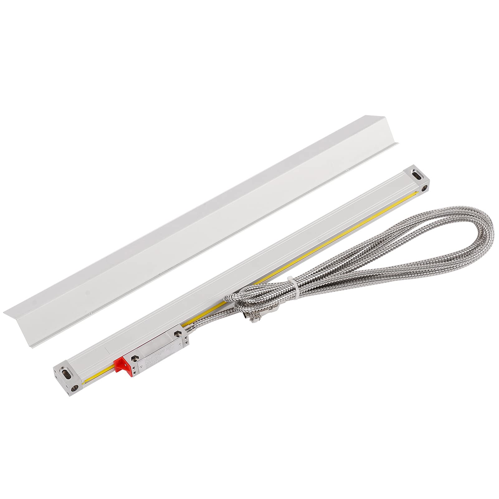 Encoder Sensore Lineare Scala 5μm - Per Tornio, Acciaio Inox, Cavo 3m, Precisione 0,001 Mm