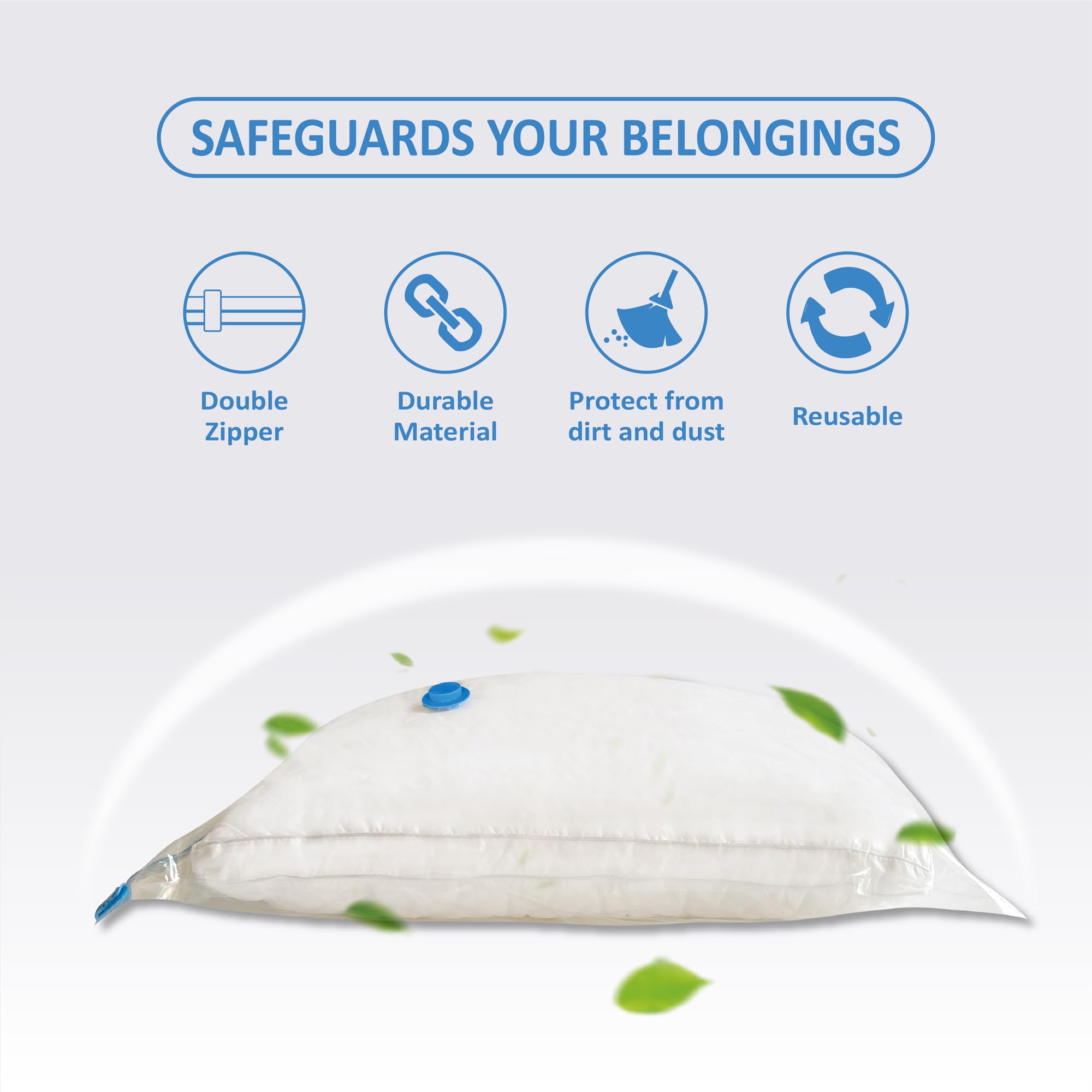 Vacuum Storage Bags with Electric Pump, 15 Large Space Saver Bags Vacuum Seal Bags with Pump, Space Bags, Vacuum Sealer Bags for Clothes, Comforters, Blankets, Bedding