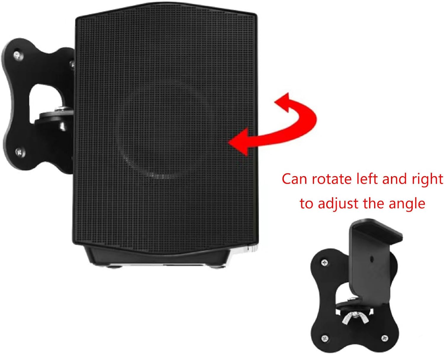 Firmly Wall Mount Bracket Rack Storage Hanger for HWQ990d Surround Sound Rack Organizers Rear Kit