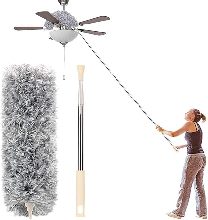 Flexible Extendable Duster perfect for blinds and baseboards – featured in top budget cleaning hacks