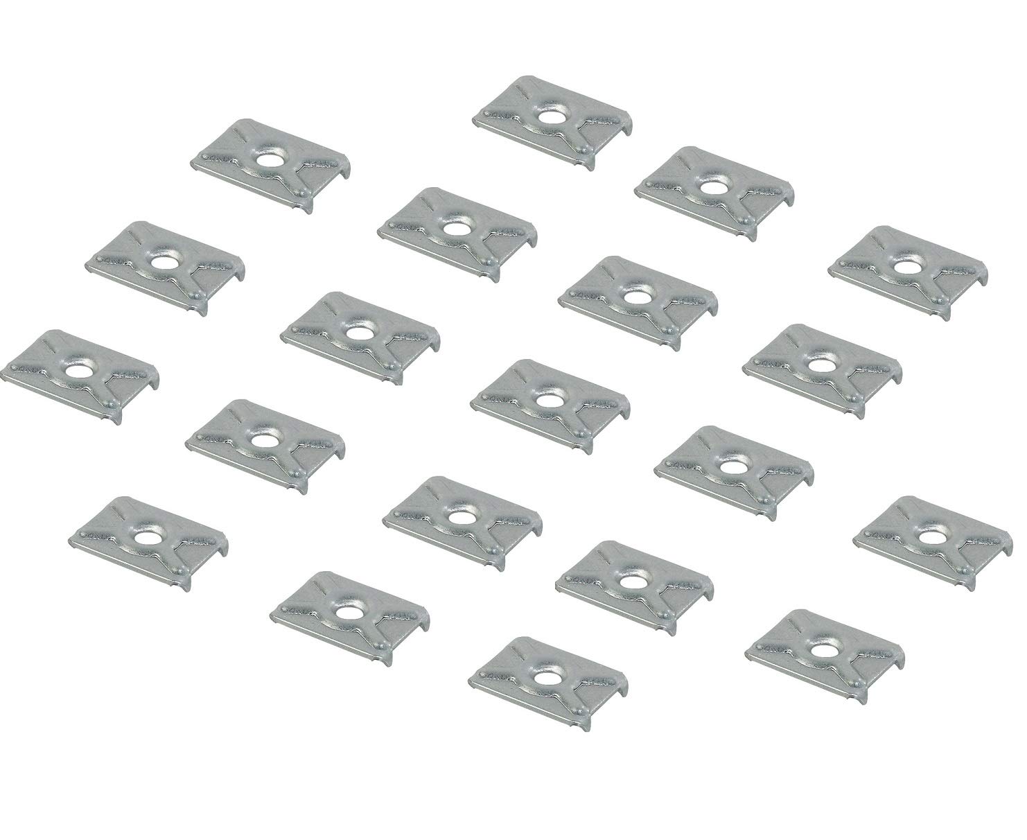 Gedotec Galvanized Steel Furniture Connector For Closet Furniture Clamp For Fastening - H3501 | Back Panel Clamp | Wardrobe Connector For Furniture Back Panels