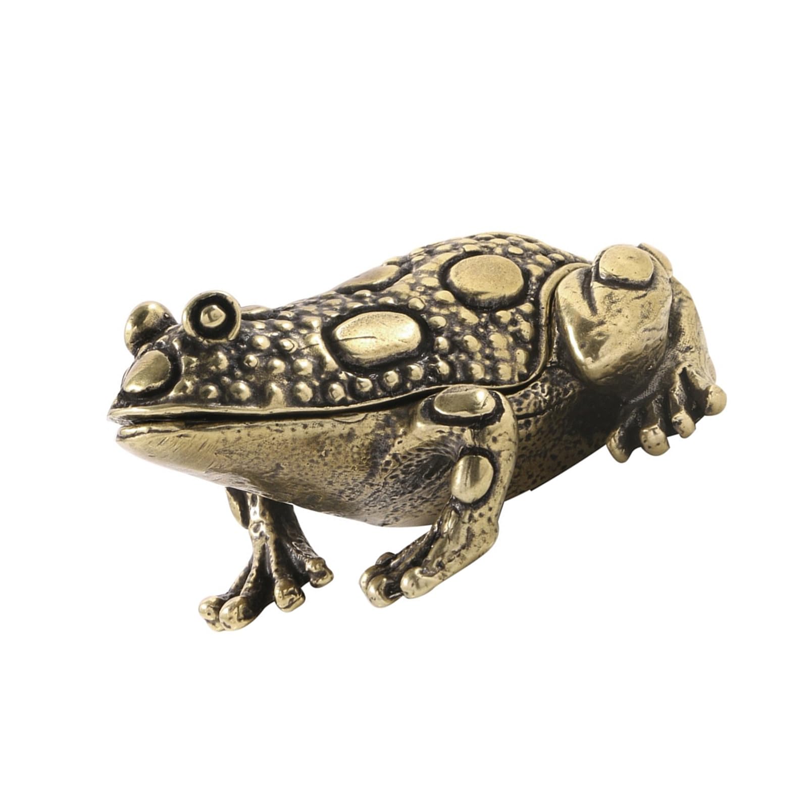 Decorative Jewelry Organizer Unique Animal Sculpture Shape Treasure Chest Collectible Ornament Case for Women Elegant Metal Jewelry Container, フリーサイズ