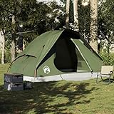 Tienda de campaña familiar para 6 personas, impermeable, de poliéster 185T con revestimiento de poliuretano, ideal para camping, aventuras al aire libre y excursiones familiares, resistente y