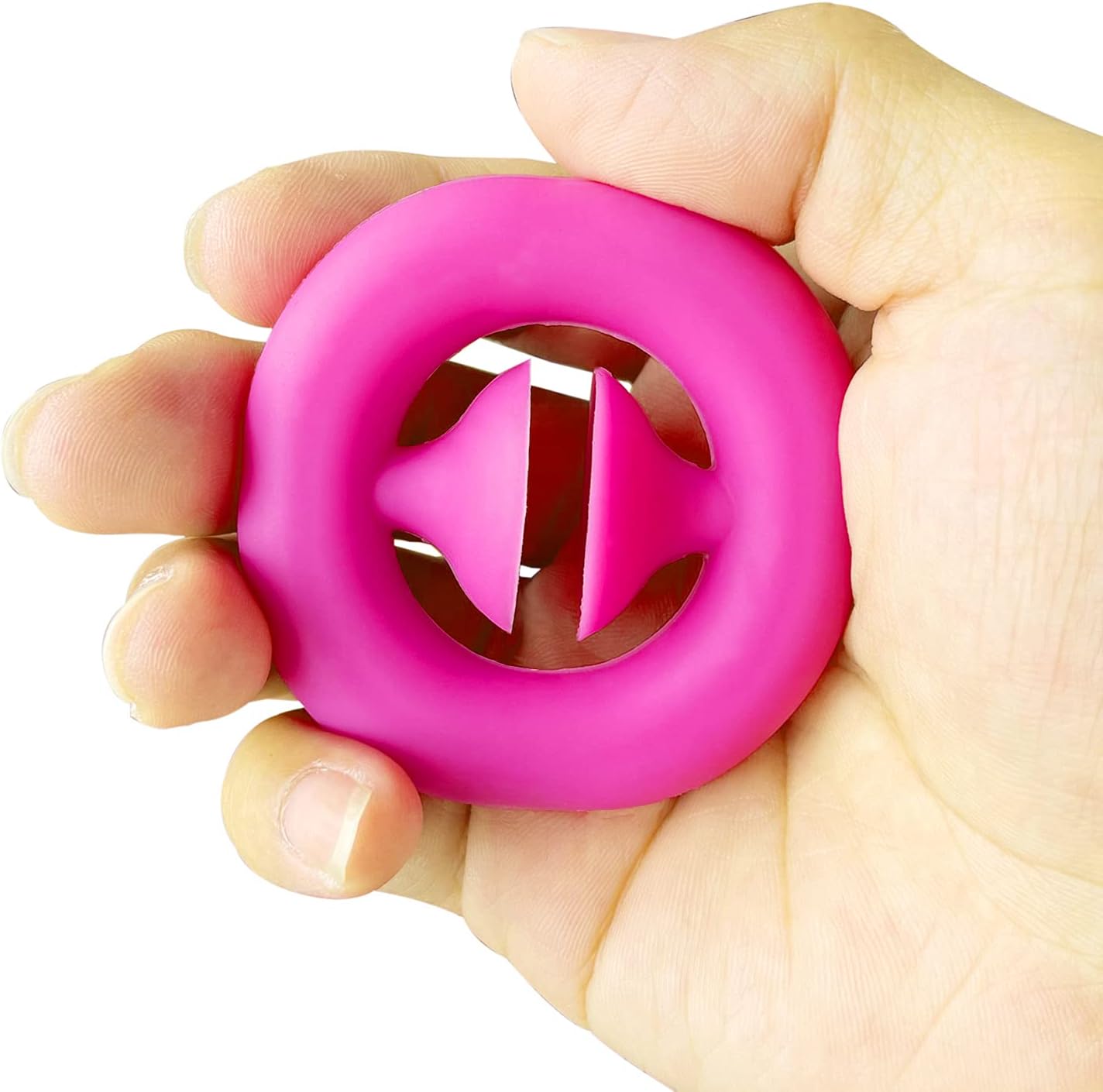 JKLED Cheap Snapper Fidget Toy Pack Under 5 Dollars snap Fidget Popper Toy snap its Fidget Toys snap Hand Fidget Stress Relief Fidget Snap Toy Hand Grip Squeeze Grab Snap Sensory Toys (Pink)