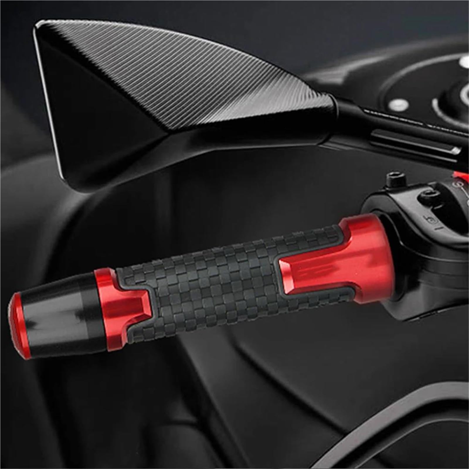 Motorrad Lenkerenden Für Y&AMAHA TW125 1999–2004 | Motorrad CNC Lenkerkappe Endstopfen Lenkergriffe AIOXOLGIVW