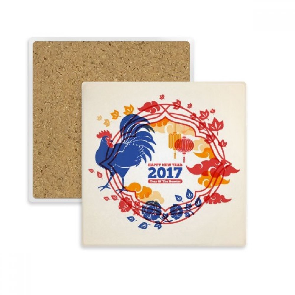 Dessous de verre pierre absorbante cadeau année du coq