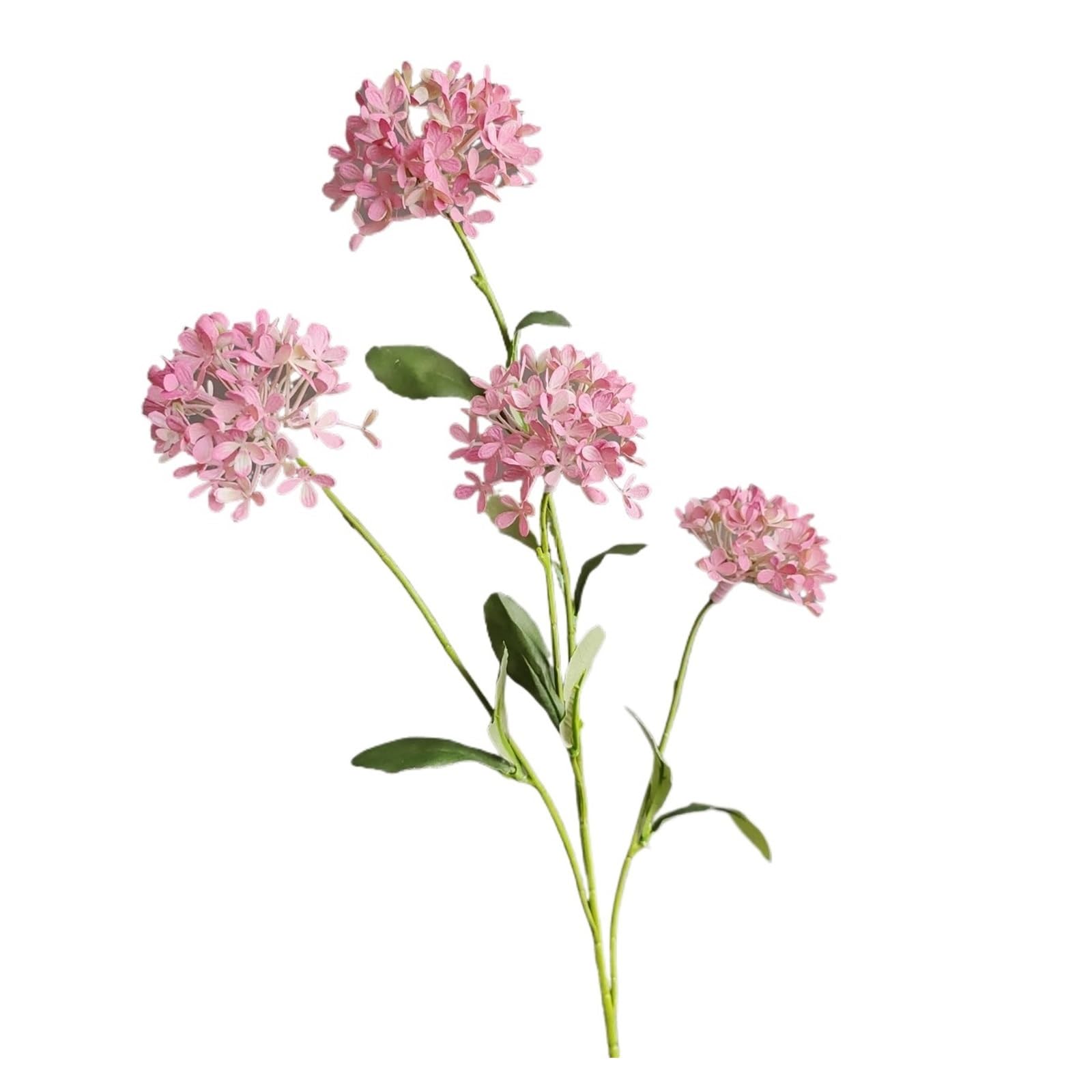 Casetlong 6Pcs Faux Flowers For Home Room Decor Wedding Background Flower Arrangement Party Floral Artificial(Rose pink)