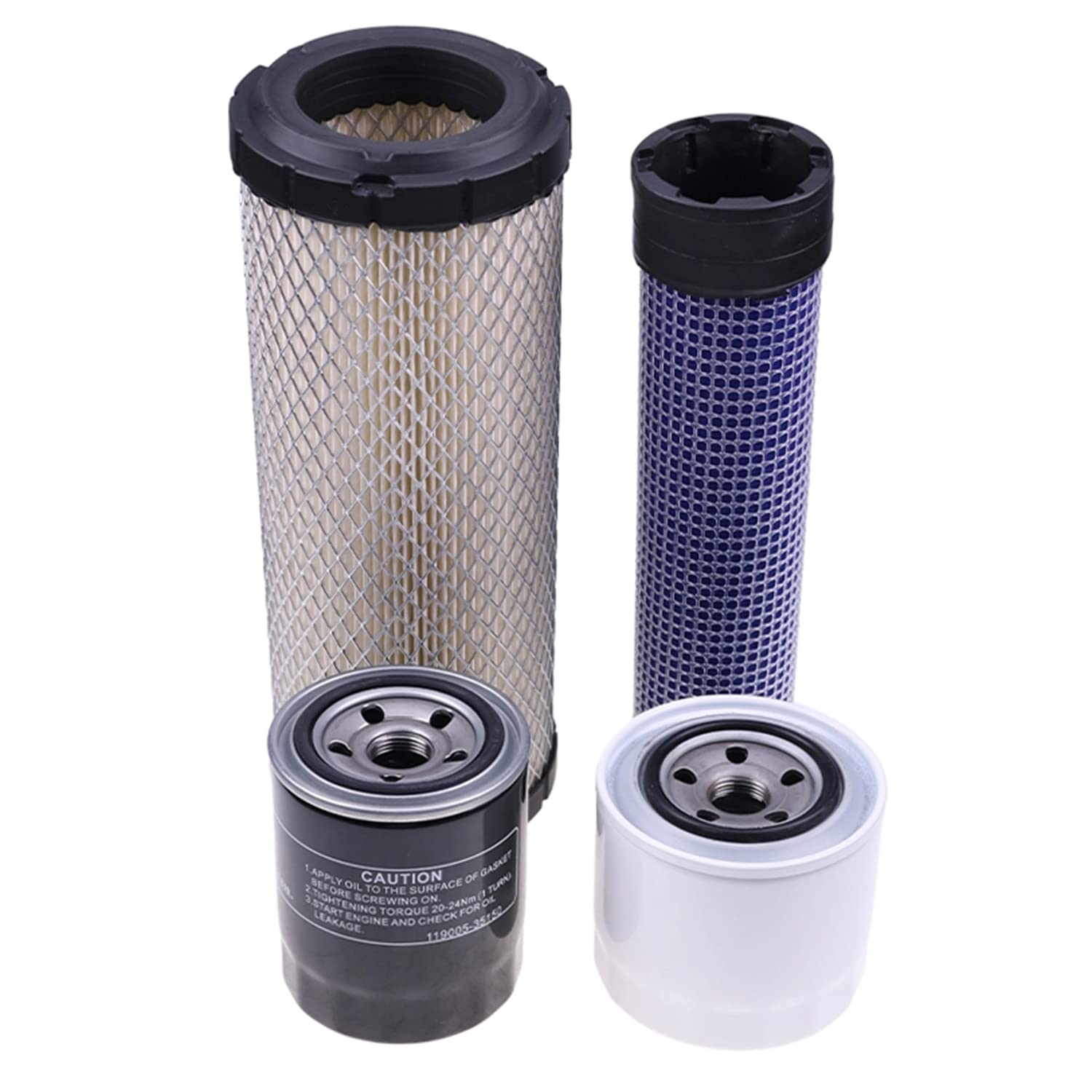 Kit de filtros para excavadora compacta John Deere 35D 50D con motor