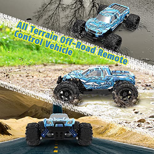 Axguter Brushless Rc Cars 50Km/H High Speed Remote Control Car 4Wd 1:18 Scale Monster Truck For Kids Adults, All Terrain Off Road Truck With 30+ Min Play Rc Truck, Best Gifts For Boys And Girls #TOP5