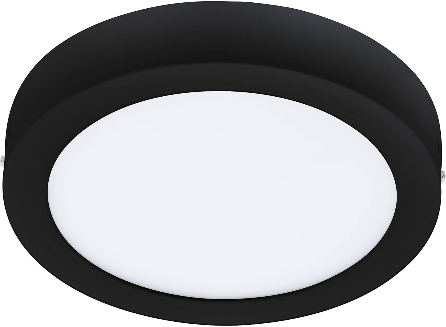 EGLO Join.z Sensible Residence LED Ceiling Gentle Fueva-Z, Ø 8.3 inches, Zigbee Toilet Lighting, app and Voice Management, White tunable Lights (Heat – Cool White), Black, IP44