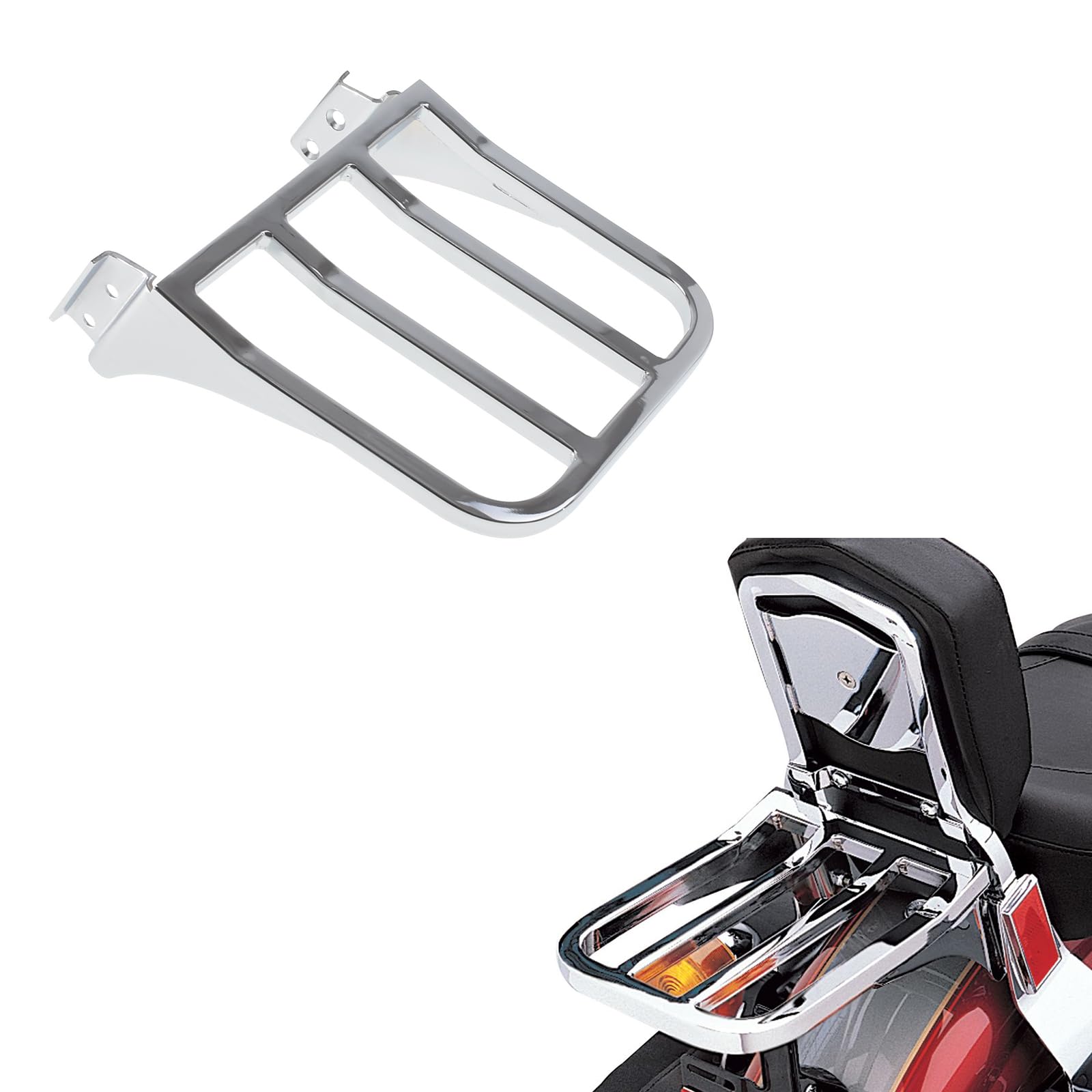 Amazon | HCmotorku バイク ラゲッジラック リアキャリア シーシーバー 