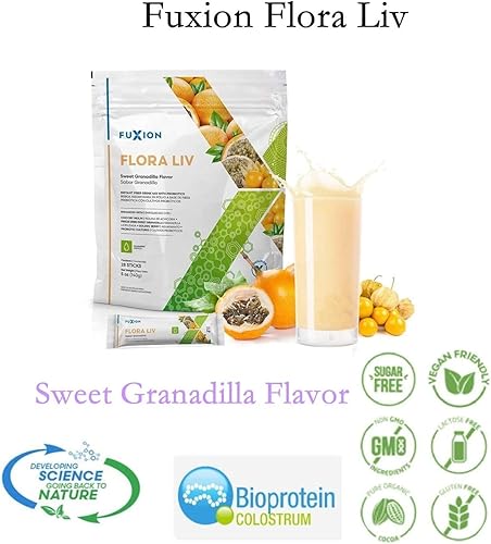 Miniatura 4 de Cekaso FuXion Flora Liv, 10 mil millones de UFC probióticos vivos formulados, mantiene la salud digestiva, la acción en el intestino se mejora con