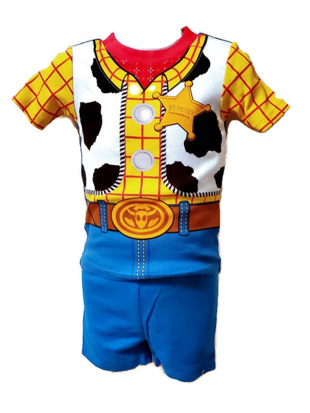 Disney Conjunto de pijama de toy story de ropa de dormir de personajes para niños 4 pieza