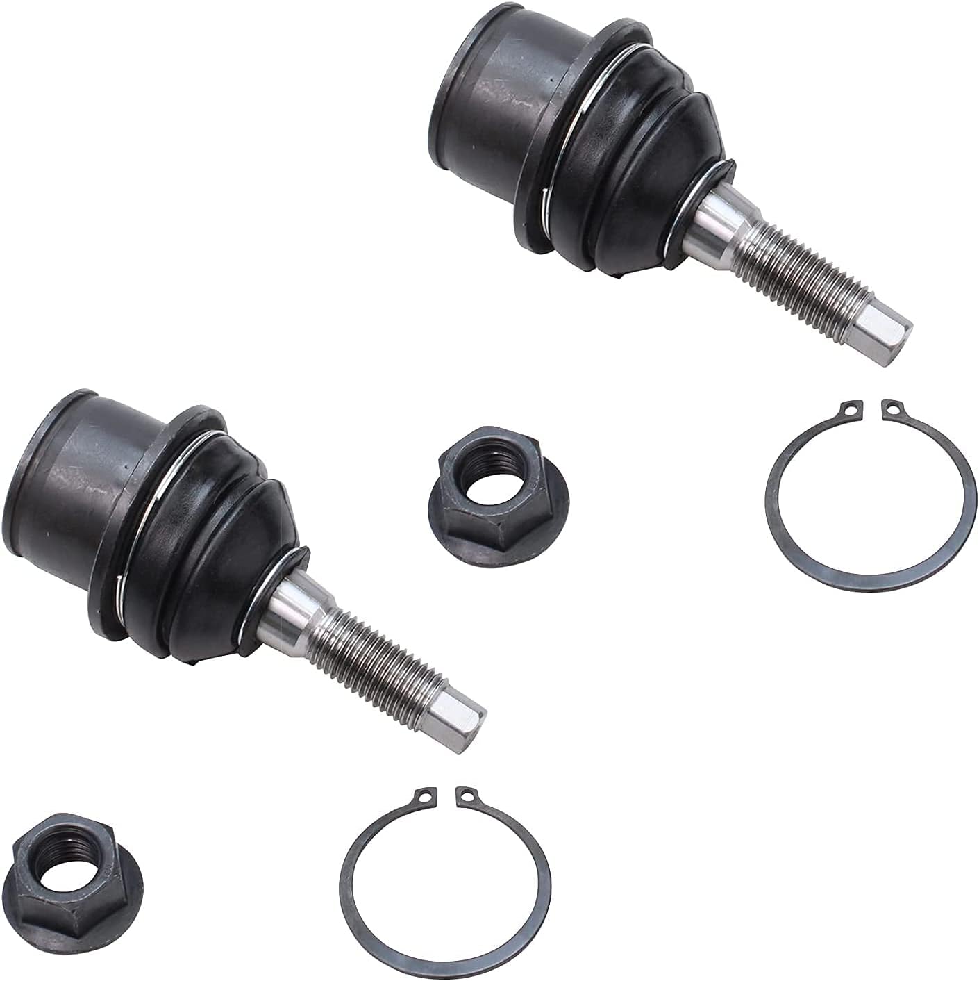 Detroit Axle - Front Lower Ball Joints + Sway Bars + Inner Outer Tie Rods Replacement for 2005-2006 Ford Expedition Lincoln Navigator - 10pc Set
