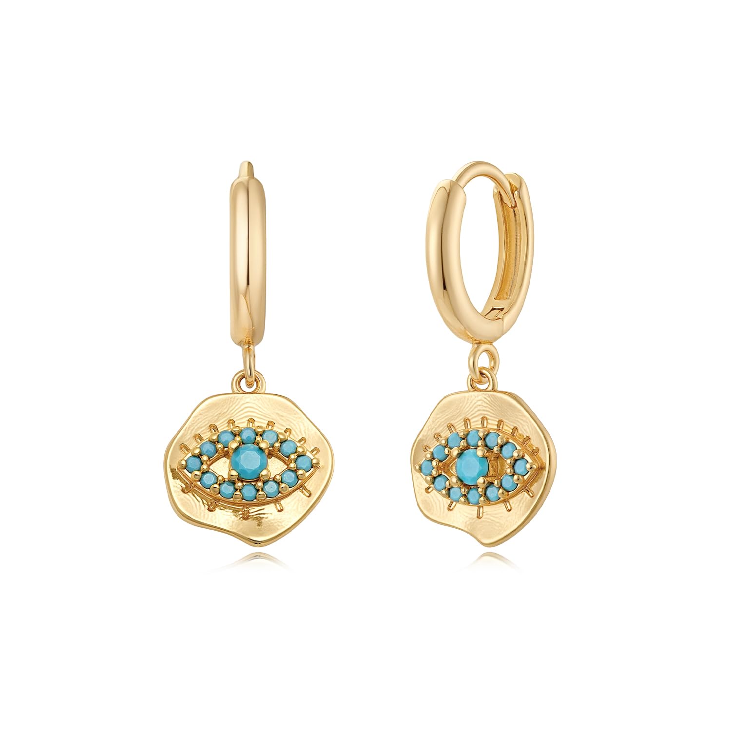 MYEARS Women Star Earrings Stud Gold CZ Ear Climber Crawler Crescent Moon Dangle 14K Gold Filled Chain Double Piercing Tiny Boho Beach Simple Delicate Handmade Hypoallergenic Lucky Jewelry Gift