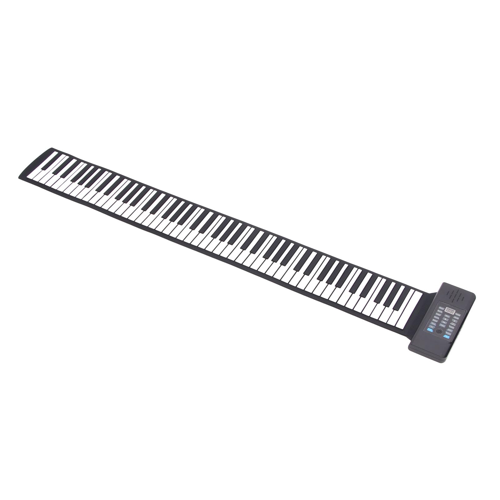 88 Klawiszy Roll Up Piano Ręcznie Zwijana Elastyczna Klawiatura Pianina Elastyczna Elektroniczna Klawiatura Muzyczna Piano 100-240 V (wtyczka UE)