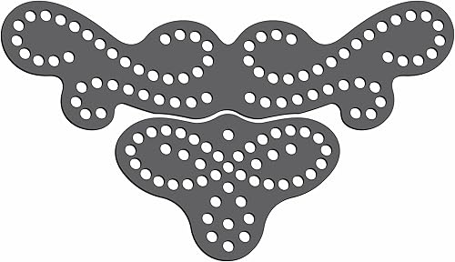 Rhinestone Genie Artistic Accents 002 - Plantilla magnética con diamantes de imitación, color negro