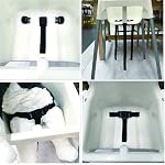 ZARPMA Children safty Belt 3 Point Safety Harness for Child Kid Safe Strap for IKEA Antilop High Chair