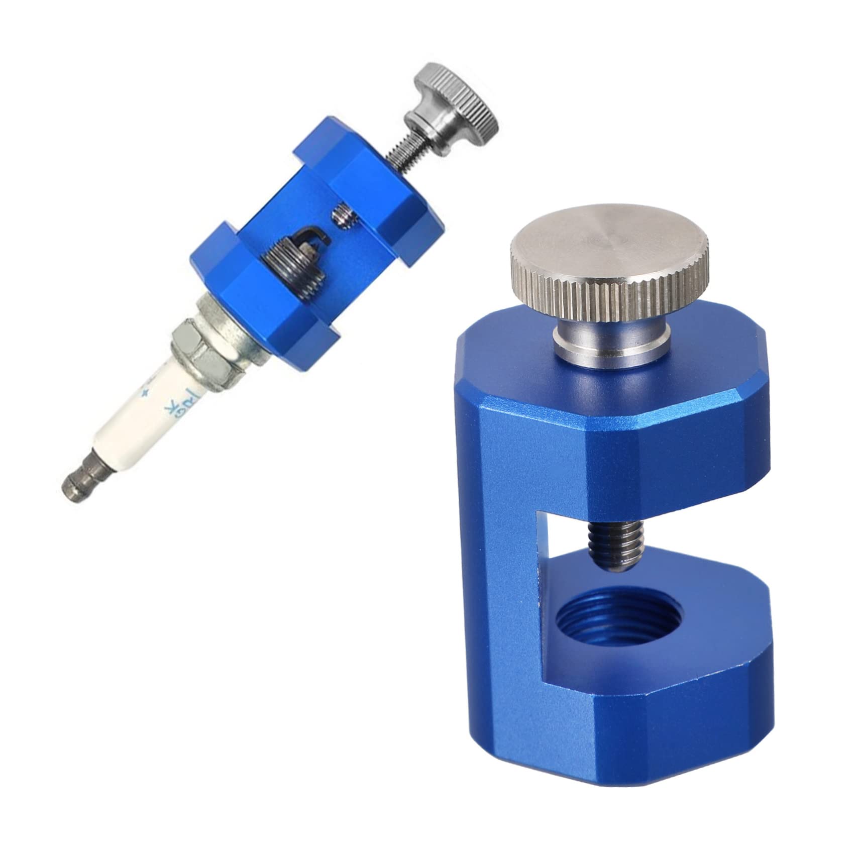 Cabilock 3 Piezas Herramienta Distancia de Bujía de Encendido de Automóvil de Aluminio Accesorio de Reemplazo Motor de Usar y Portátil