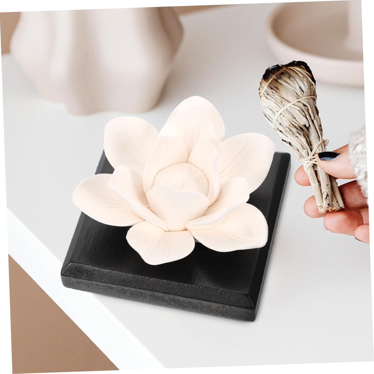 Gadpiparty Diffusore Profumatore in Ceramica 2 Pezzi per Auto e Casa | Adatto a Essenze e Profumo, Diffusione Stabile, Uso Semplice, Formato Mini per Scrivania e Ambienti Interni