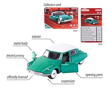 Amazon.co.jp: マジョレット 1/64 ヴィンテージ シトロエン DS