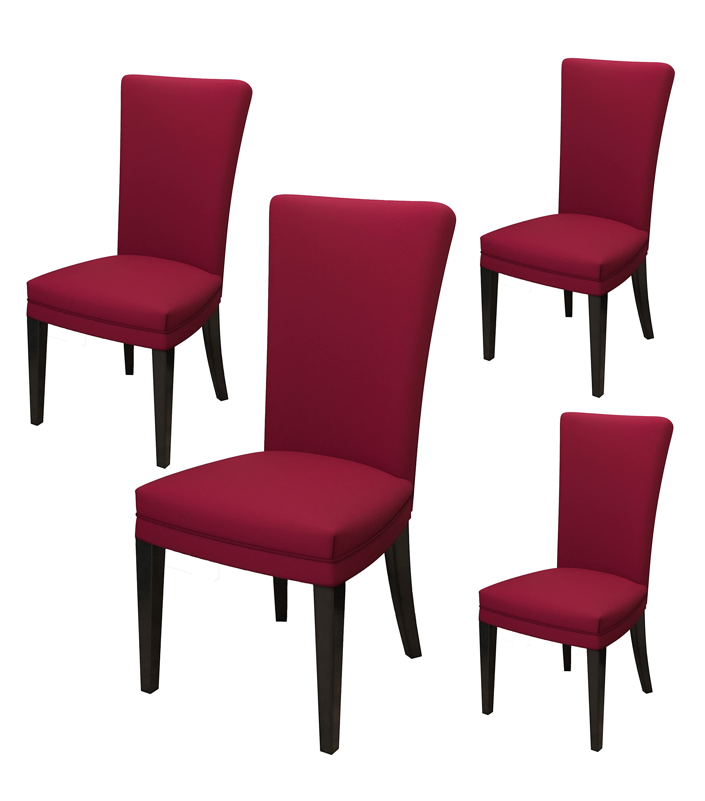 Nendle Stretchable Polyester Elastic Chair Cover for Dinning Chairs (Maroon) - Set of 4 Pieces (B09CLG8YNZ) Amazon Price History, Amazon Price Tracker