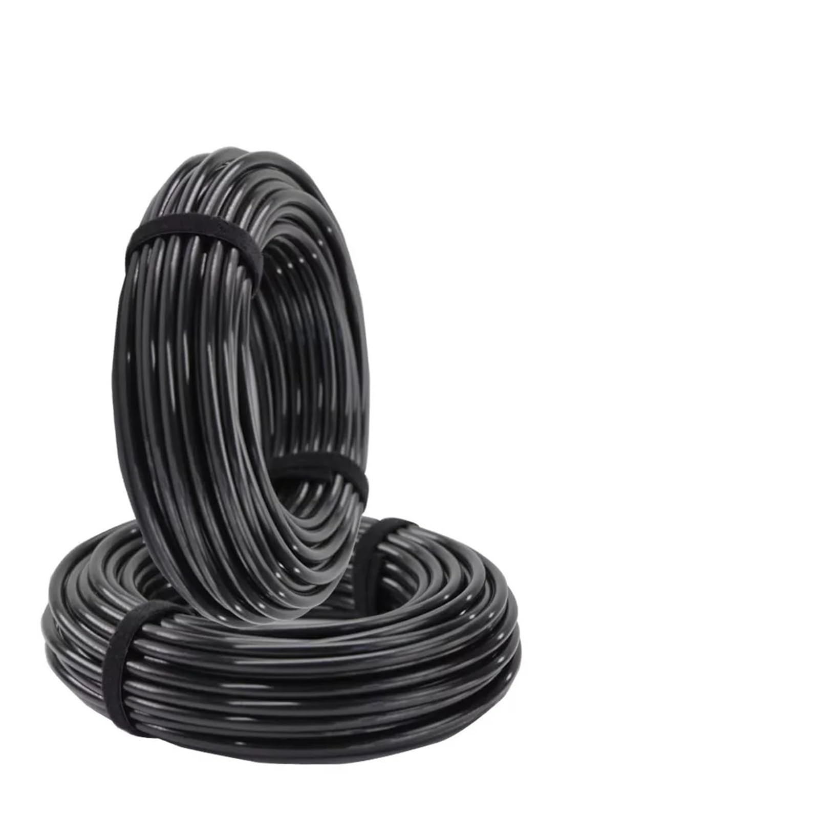 Manguera de jardín de PE negra 10-50 m 6-12 mm for sistema de riego | Tubería de PE resistente a la presión for sistemas de riego de jardines y césped.(OD-6mm,30m-98.4FT)