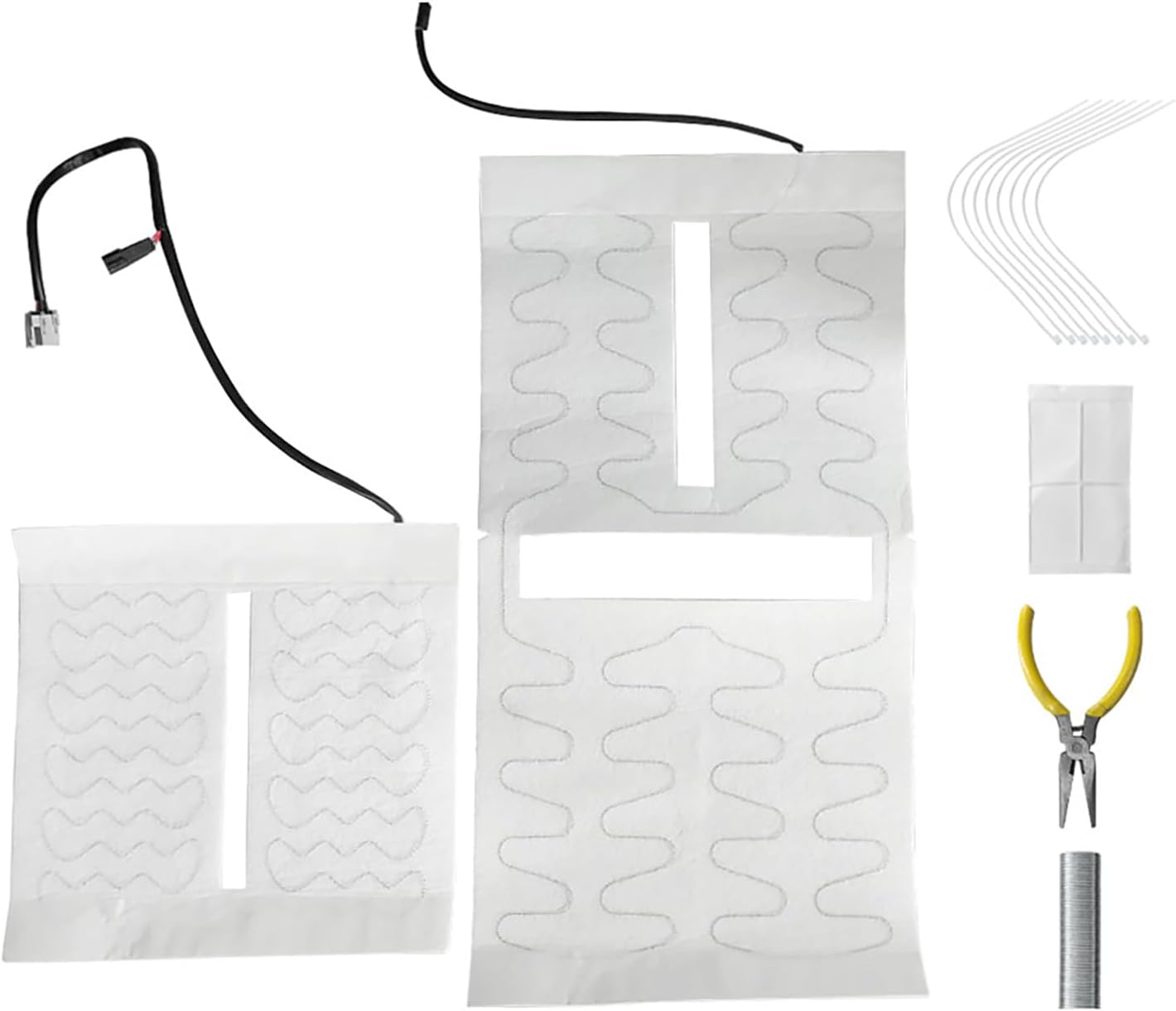 2 Set Seat Bottom & Top Heater Kit Fits for Cadillac Escalade Chevy Silverado Suburban GMC Sierra Yukon 2003-2007 15193975, 641105, 641106, 88940289, 88940288