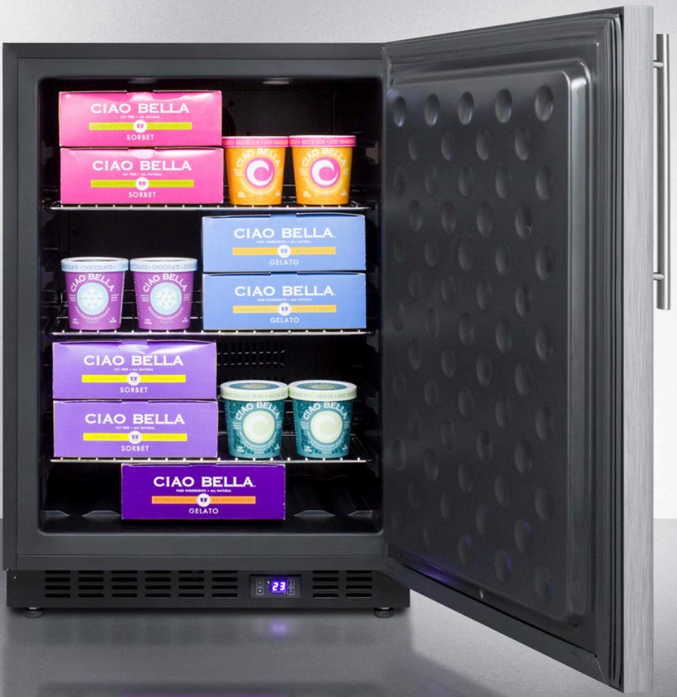 Summit SPFF51OSSSHV Outdoor Undercounter Freezer, Stainless Steel on Fridge.com