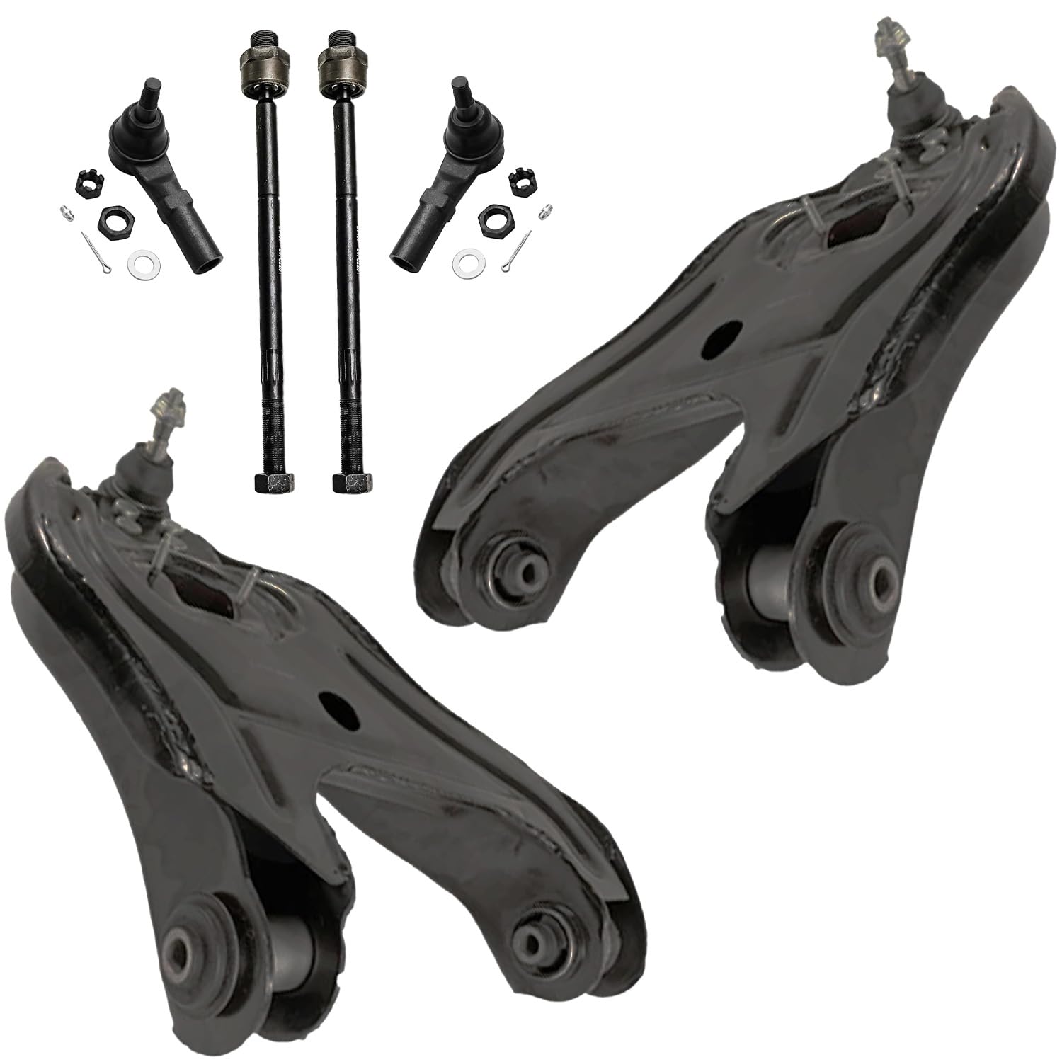 Detroit Axle - RWD 6pc Front End Control Arms Kit for 2002-2005