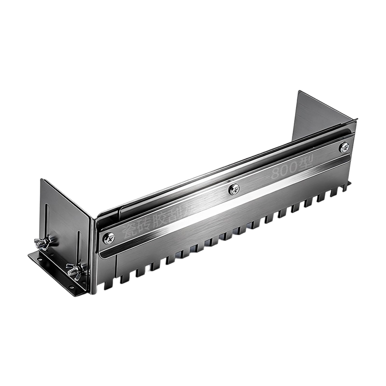 Apglsxy 800 Type A Tiles Adhesive Scrapers Stainless Steel Notched Trowel Featurings 12Mm Square Notch Edges In Tiling Projects Tiles Trowel