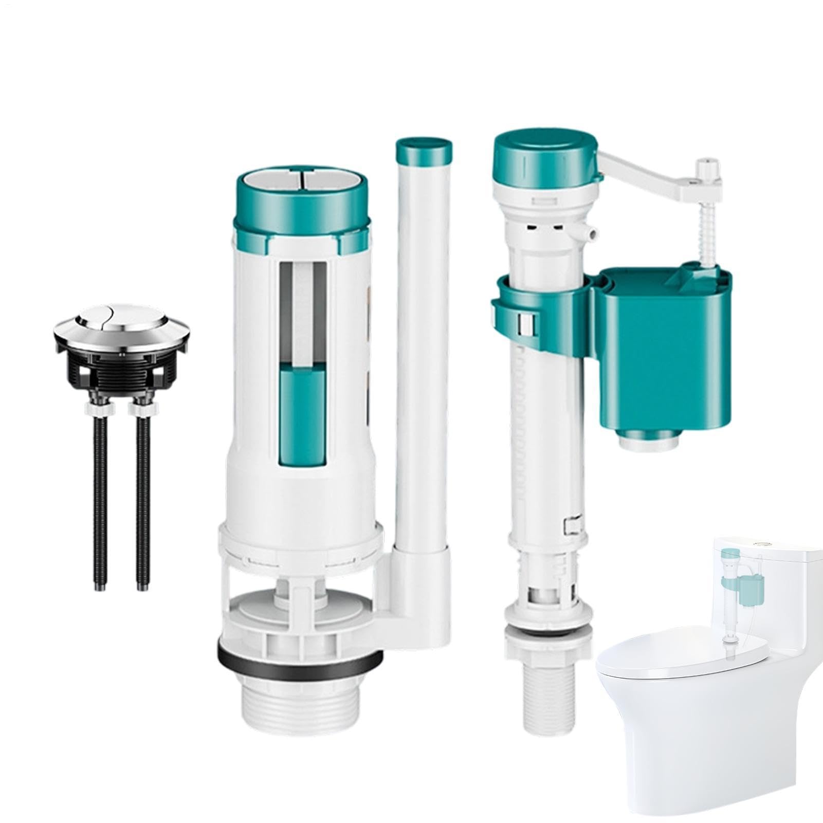 Kit de reparación de inodoro ajustable para solucionar fugas de agua en el baño de casa