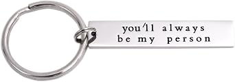 Youre My Person Youll Always Be My Person Couples Keychains Keychain Best Friend I Love You Gifts for Boyfriend Girlfriend