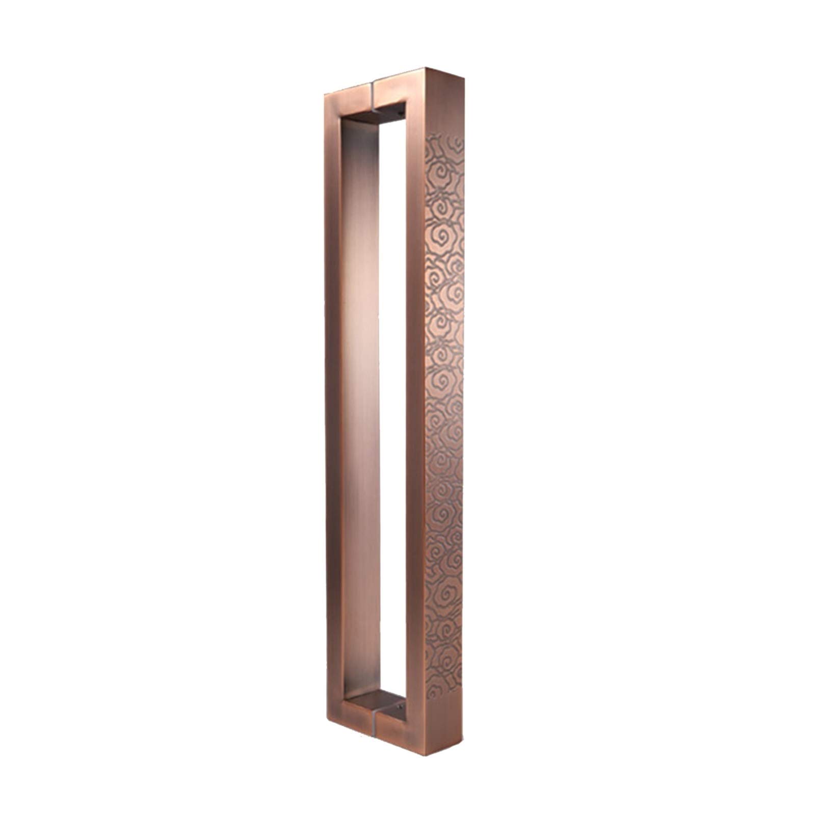 Poignée pour porte de grange coulissante en inox cuivré pour abri de jardin