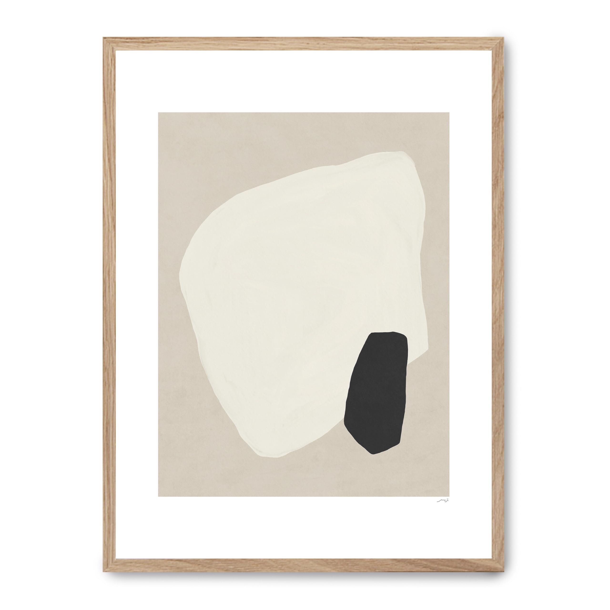 Tableau minimaliste Cuadro less is more iii FASE5 pour salon contemporain