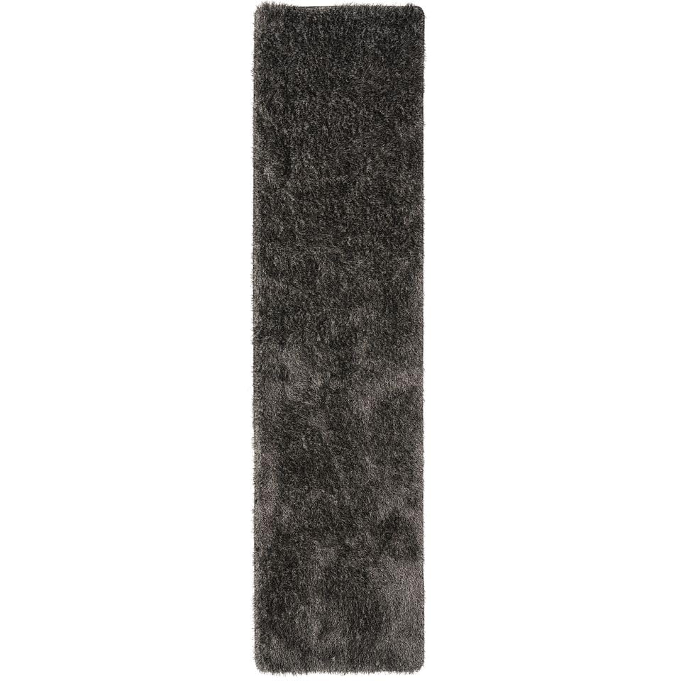 Snapstyle Tapis Shaggy à Poils Longs, Peluche, pour Le Salon et l'entrée Moelleux Luxe Feeling Mix Anthracite