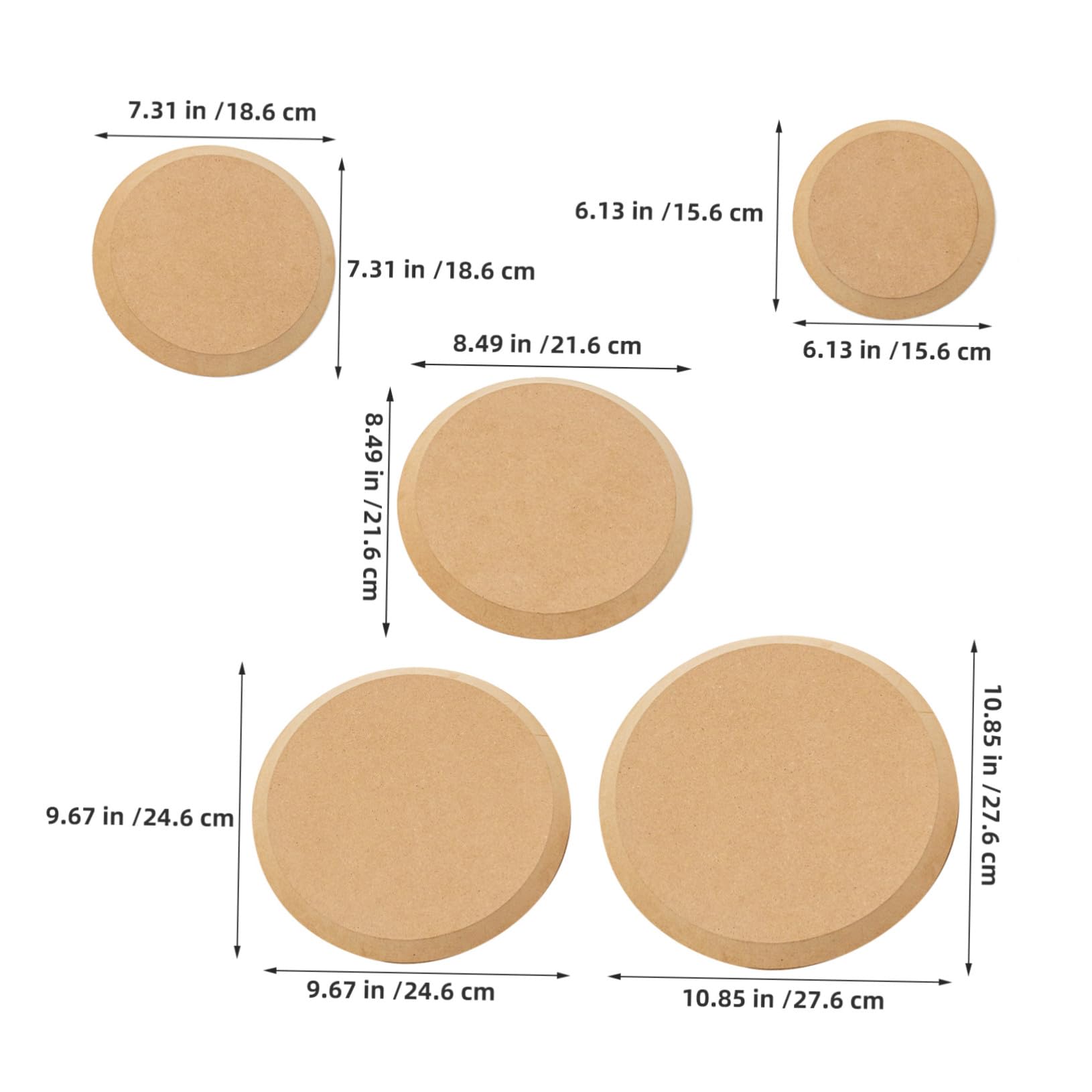 LIFKOME 5 Piezas Moldes De Arcilla De De Madera Molde De Madera Para Arcilla Khaki