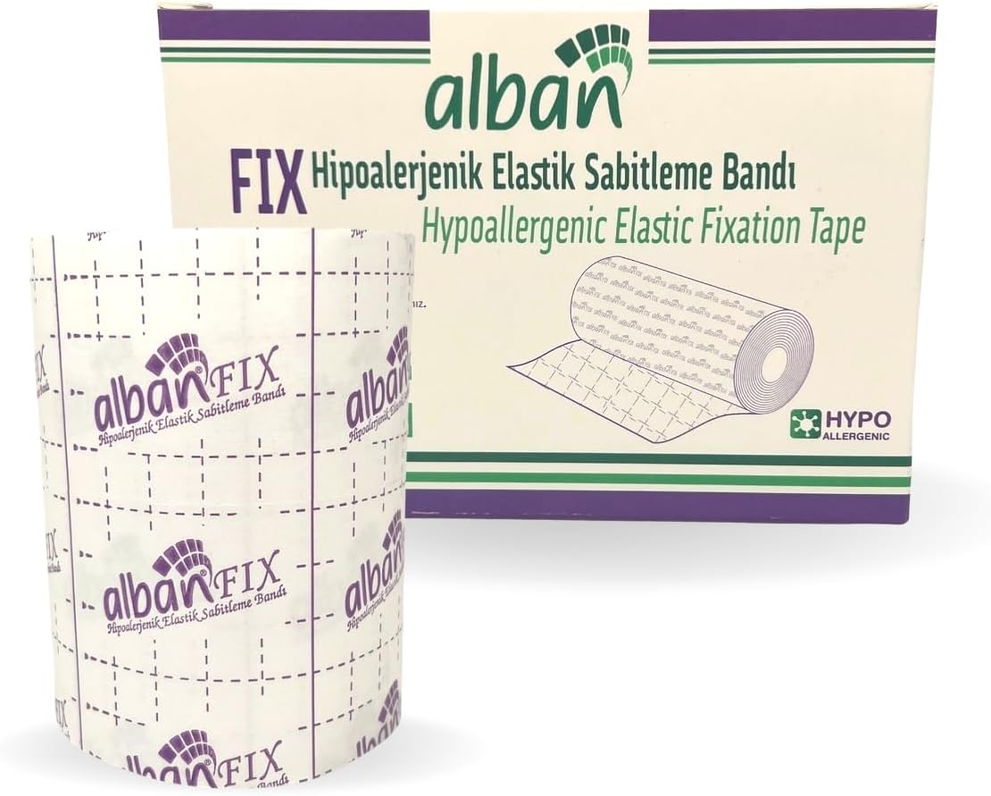 ALBAN Dressing Retention Tape 4" x 11yds Hypoallergenic