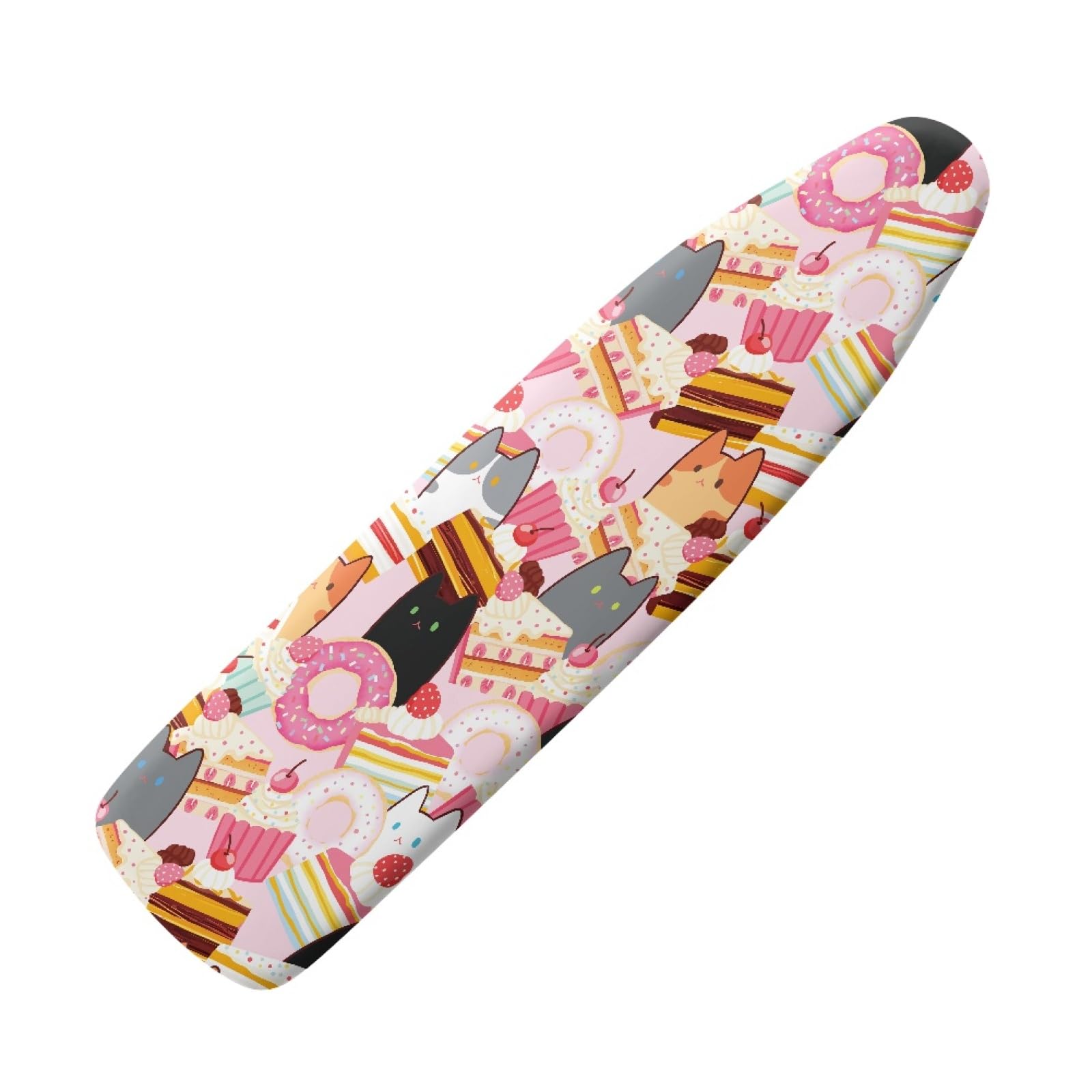 Ironing Board Cover 125X43 Cake Padded Iron Board Cover With Elasticated, Easy Fit And Resists Scorching, Cord Binding & Stretch System