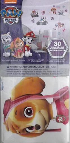 Miniatura 7 de RMK3124SCS Calcomanías para la pared RoomMates Paw Patrol, despegue y pegue, con diseño para niñas, crías