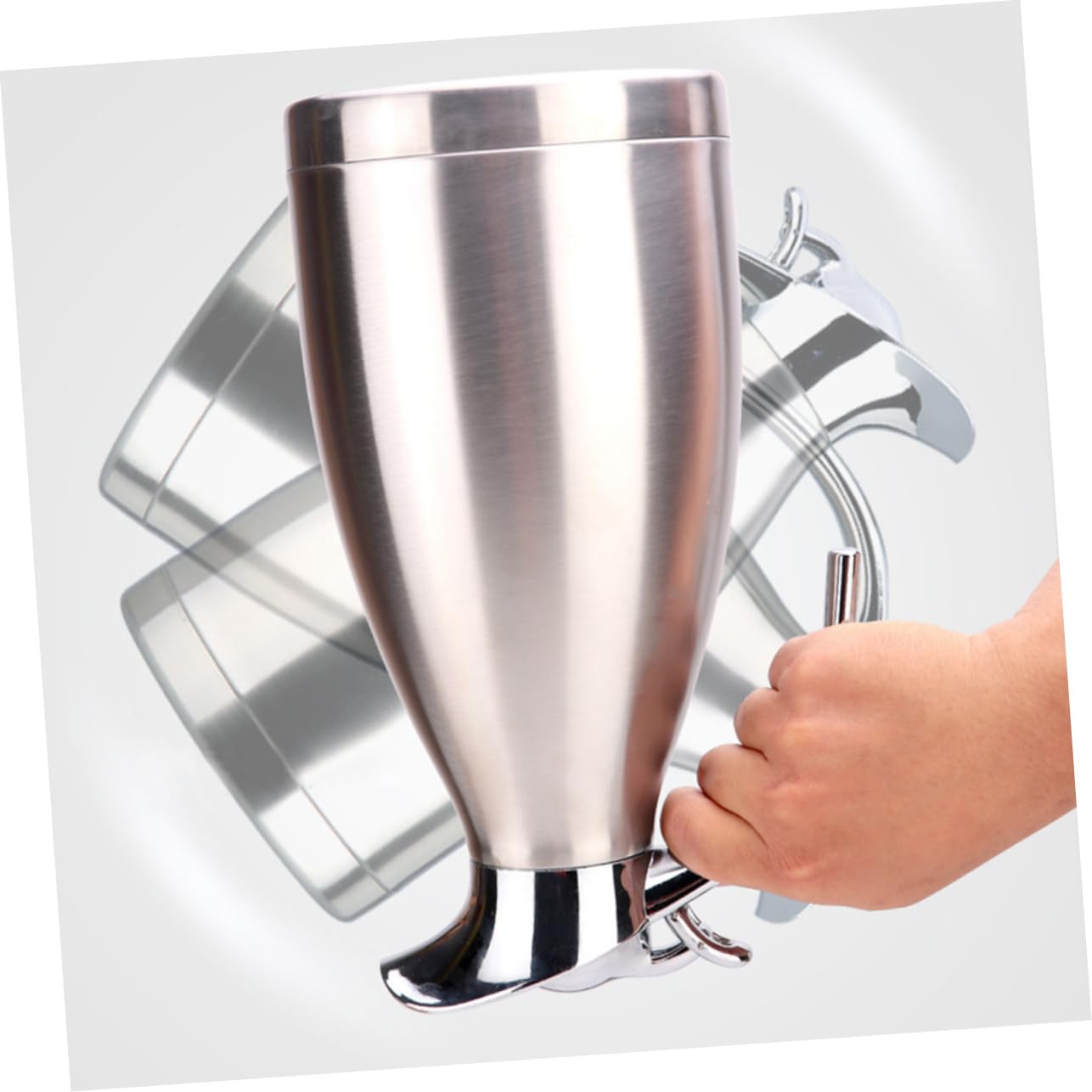 Gatuida Borraccia Termica in Acciaio Inossidabile 1.5l Sistema a Vuoto per Ufficio e Viaggi, Caraffa Termica per Latte e Tè Resistente e Isolante