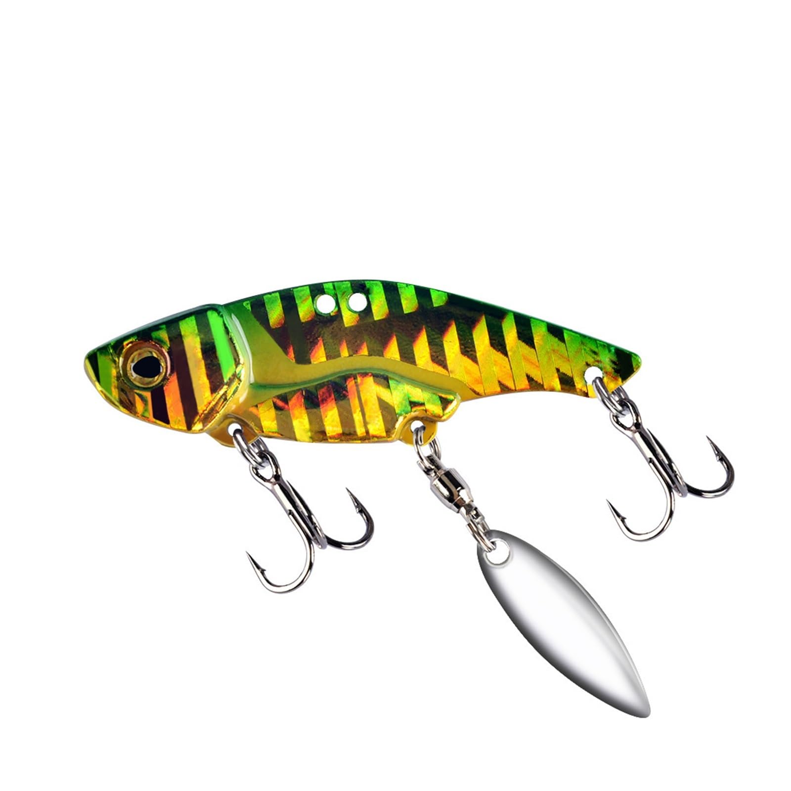 Vib metalowa przynęta wędkarska 12 g, 16 g, przynęta, bass, szczupak, pstrąg, spinnerbait, cekiny, wibracyjna