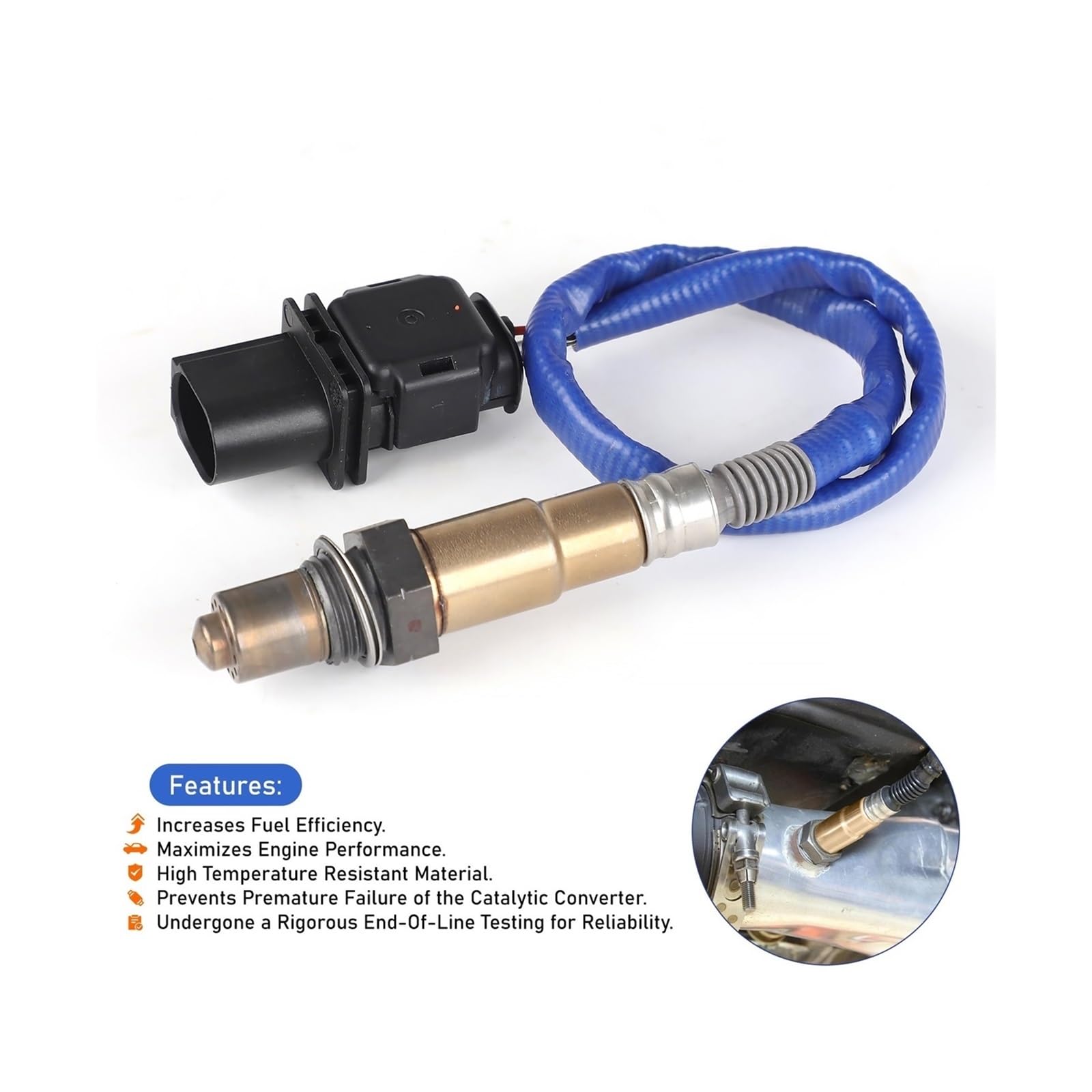 LSU 4.9 szerokopasmowy czujnik tlenu Lambda O2 dla 30-4110 30-0300 30-0310 serii X AFR kontroler liniowy szerokopasmowy 02 Gauge